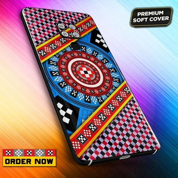 100323 mobile Back Cover sambalpuri Design with Add Name& photo